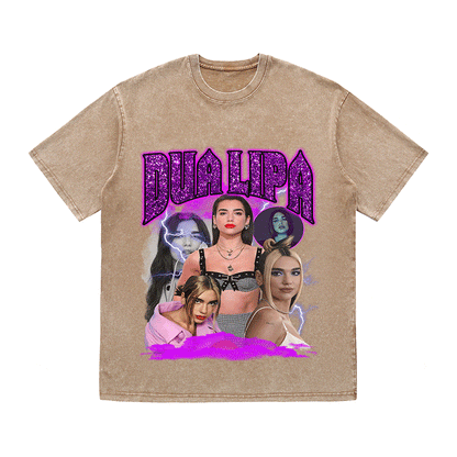 RDMCLOTHINGART tapestry hoodie DUA LIPA HEAVY WEIGHT COTTON TEE-9122