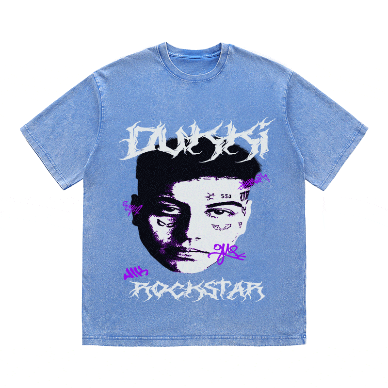 RDMCLOTHINGART tapestry hoodie DUKI HEAVY WEIGHT COTTON TEE-8876