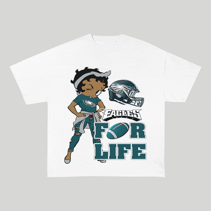 RDMCLOTHINGART tapestry hoodie EAGLES HEAVY WEIGHT COTTON TEE-8770