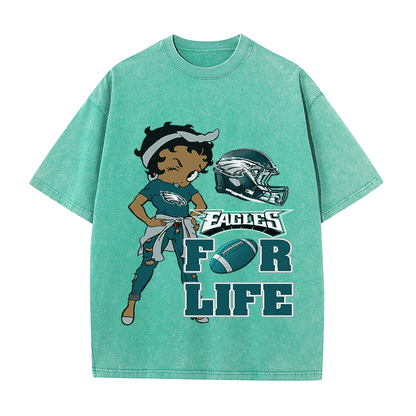 RDMCLOTHINGART tapestry hoodie EAGLES HEAVY WEIGHT COTTON TEE-8770