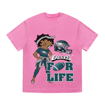 RDMCLOTHINGART tapestry hoodie EAGLES HEAVY WEIGHT COTTON TEE-8770