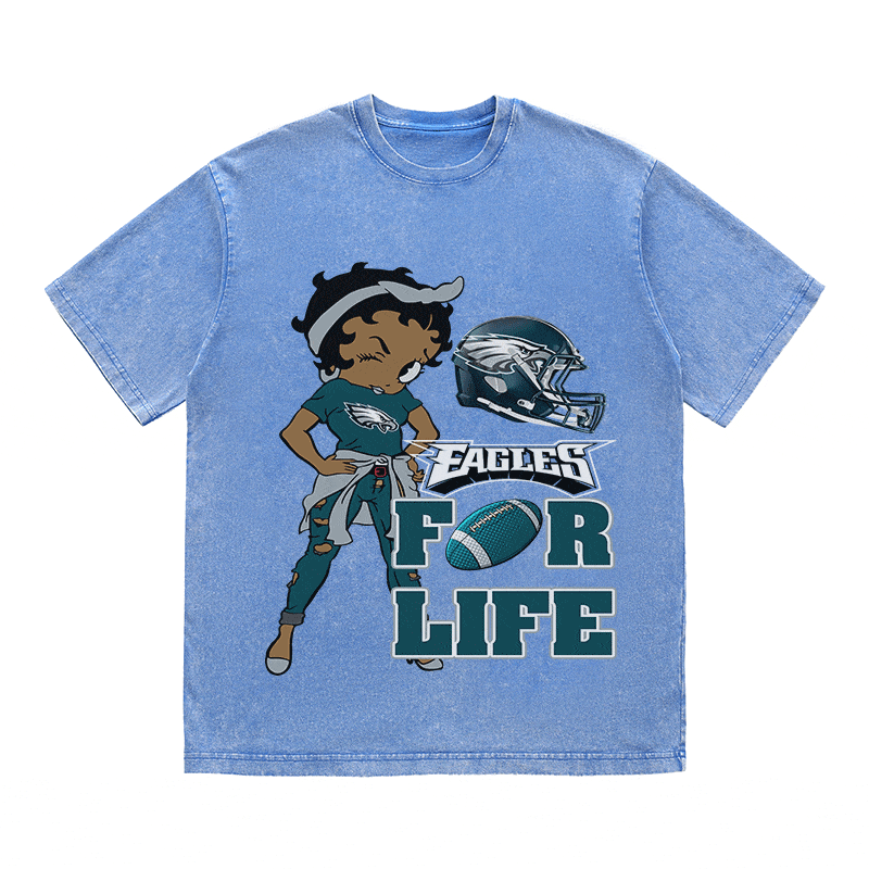 RDMCLOTHINGART tapestry hoodie EAGLES HEAVY WEIGHT COTTON TEE-8770