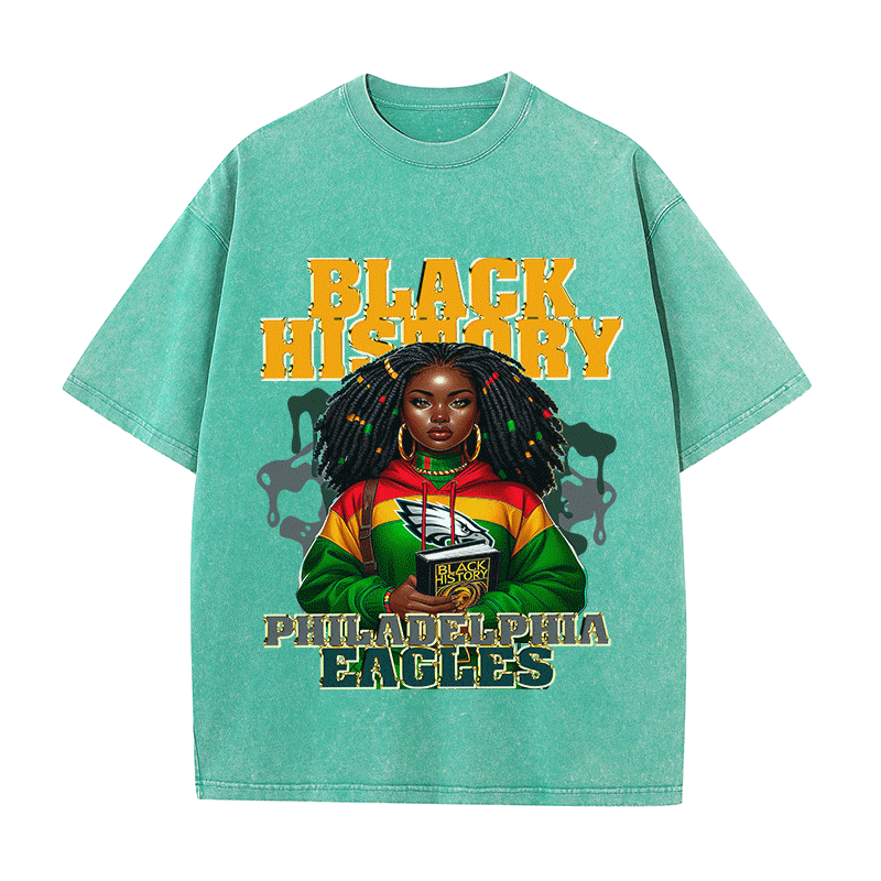 RDMCLOTHINGART tapestry hoodie EAGLES HEAVY WEIGHT COTTON TEE-8774