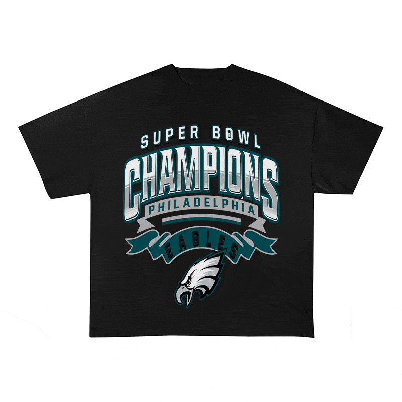 RDMCLOTHINGART tapestry hoodie EAGLES HEAVY WEIGHT COTTON TEE-8776