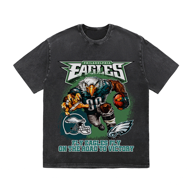 RDMCLOTHINGART tapestry hoodie EAGLES HEAVY WEIGHT COTTON TEE-8787