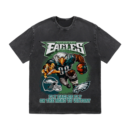 RDMCLOTHINGART tapestry hoodie EAGLES HEAVY WEIGHT COTTON TEE-8787