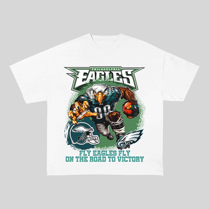 RDMCLOTHINGART tapestry hoodie EAGLES HEAVY WEIGHT COTTON TEE-8787