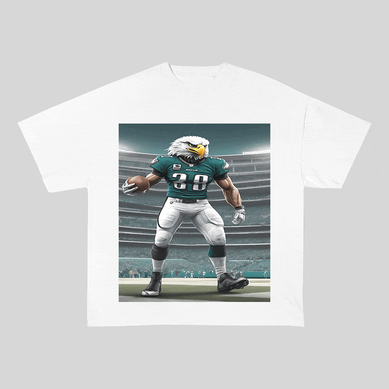 RDMCLOTHINGART tapestry hoodie EAGLES HEAVY WEIGHT COTTON TEE-8800