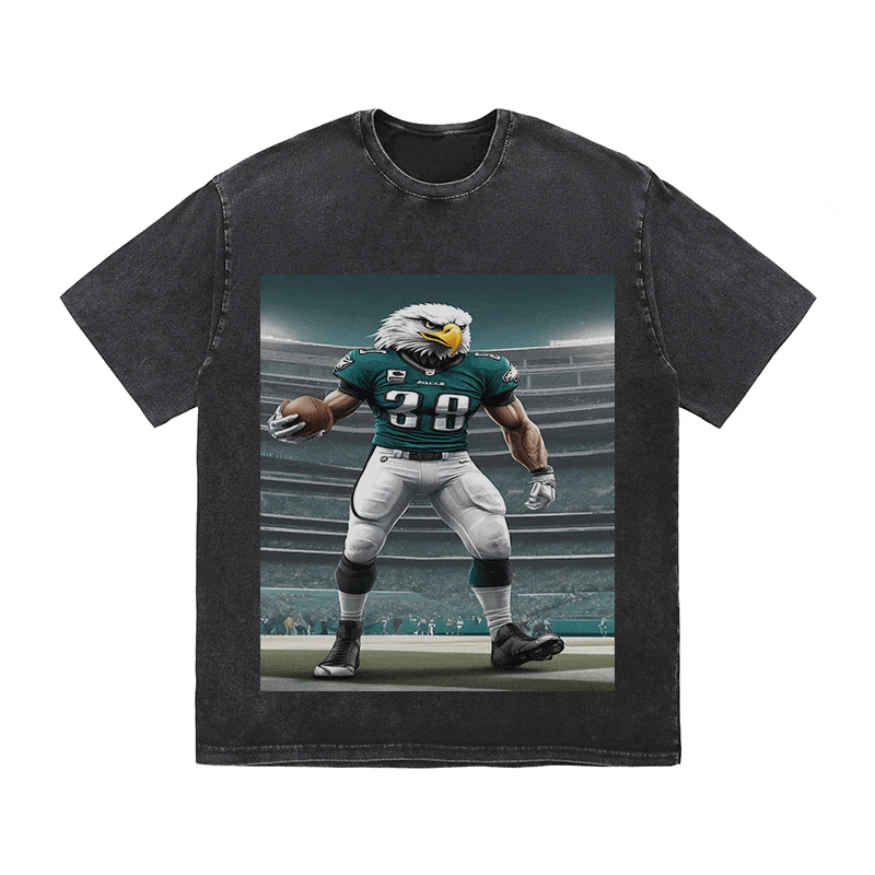 RDMCLOTHINGART tapestry hoodie EAGLES HEAVY WEIGHT COTTON TEE-8800