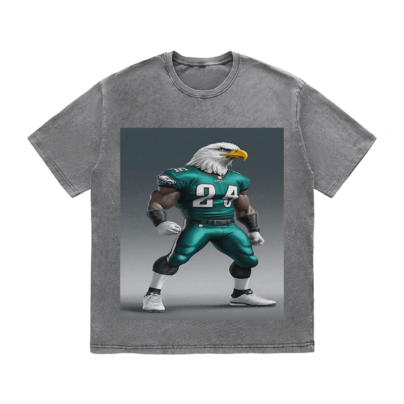 RDMCLOTHINGART tapestry hoodie EAGLES HEAVY WEIGHT COTTON TEE-8802