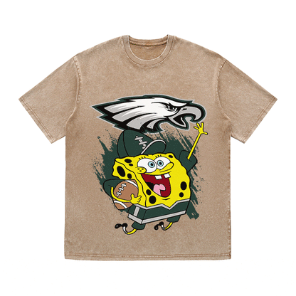 RDMCLOTHINGART tapestry hoodie EAGLES HEAVY WEIGHT COTTON TEE-8804
