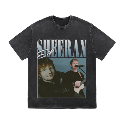 RDMCLOTHINGART tapestry hoodie ED SHEERAN HEAVY WEIGHT COTTON TEE-8860