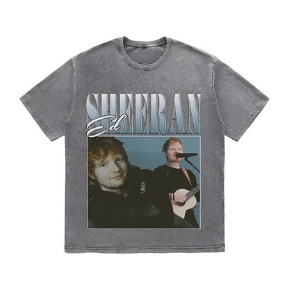 RDMCLOTHINGART tapestry hoodie ED SHEERAN HEAVY WEIGHT COTTON TEE-8860