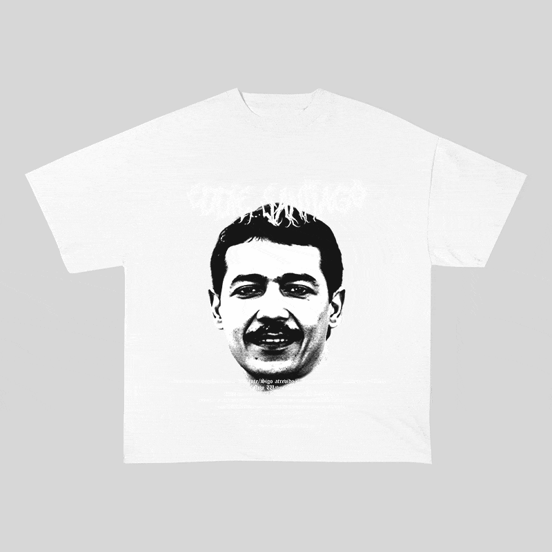 RDMCLOTHINGART tapestry hoodie EDDIE SANTIAGO HEAVY WEIGHT COTTON TEE-8930