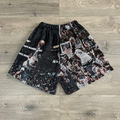 RDMCLOTHINGART tapestry hoodie EDWARDS TAPESTRY SHORTS