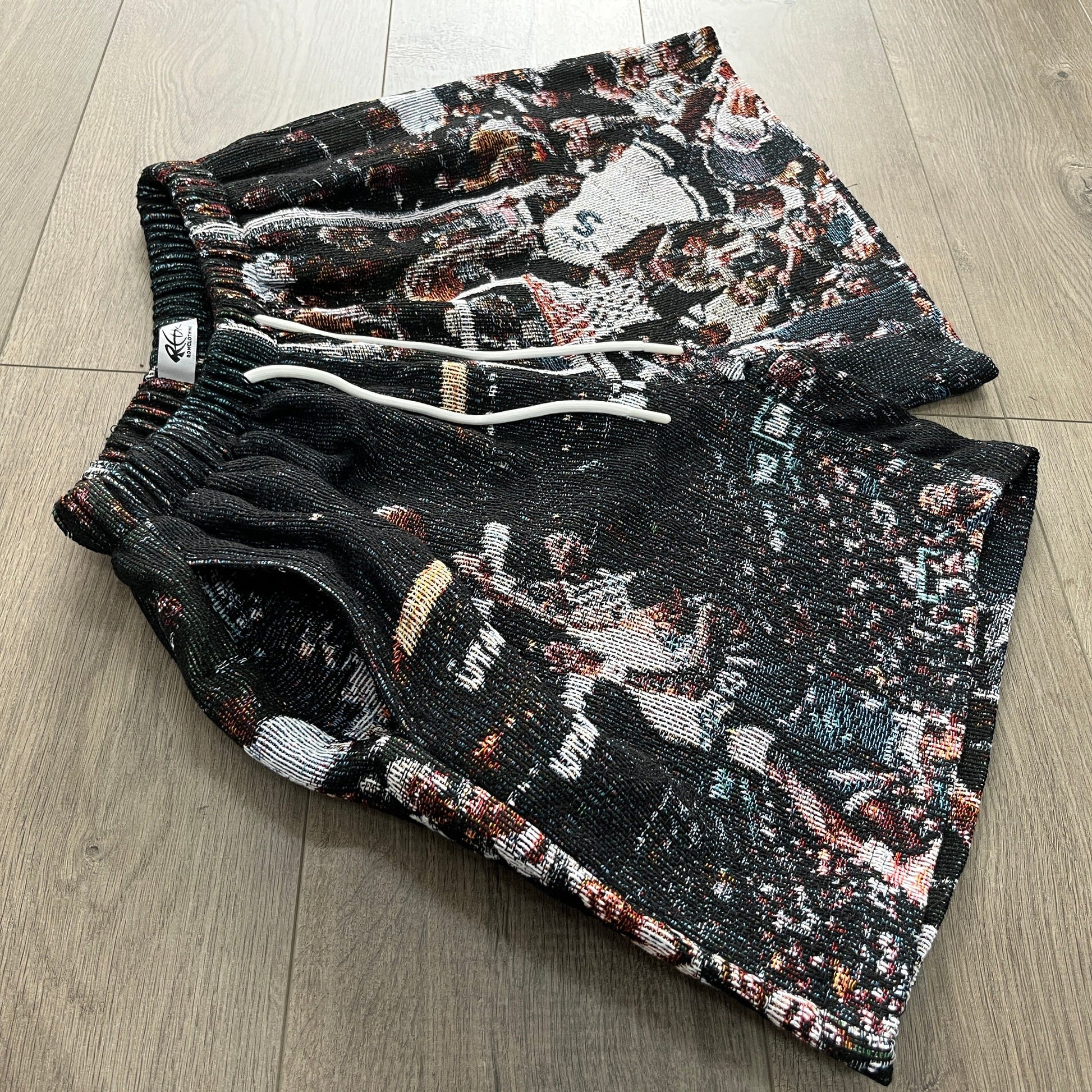 RDMCLOTHINGART tapestry hoodie EDWARDS TAPESTRY SHORTS