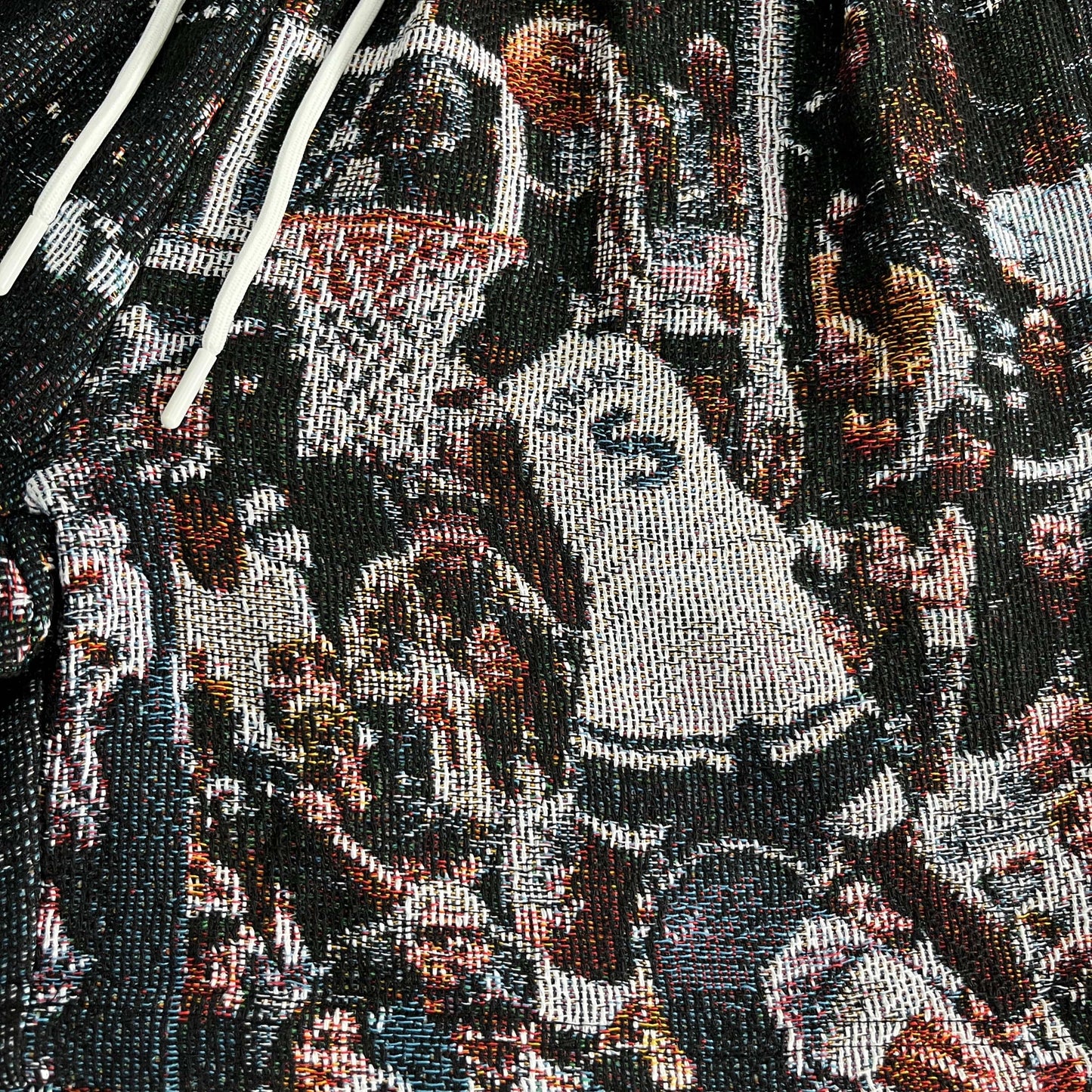 RDMCLOTHINGART tapestry hoodie EDWARDS TAPESTRY SHORTS