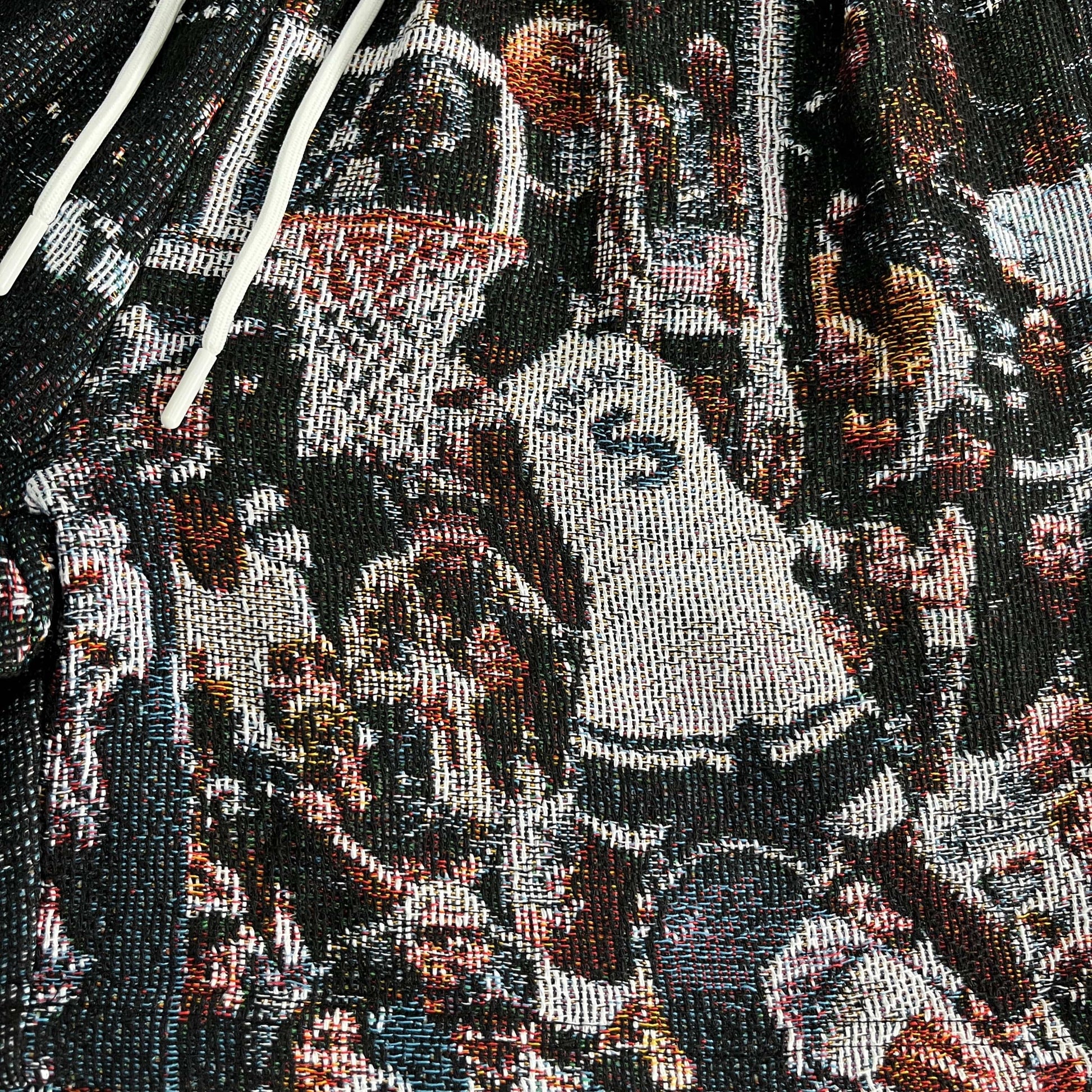 RDMCLOTHINGART tapestry hoodie EDWARDS TAPESTRY SHORTS