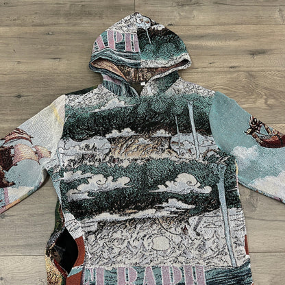 ELBAPH TAPESTRY HOODIE - RDMCLOTHINGART