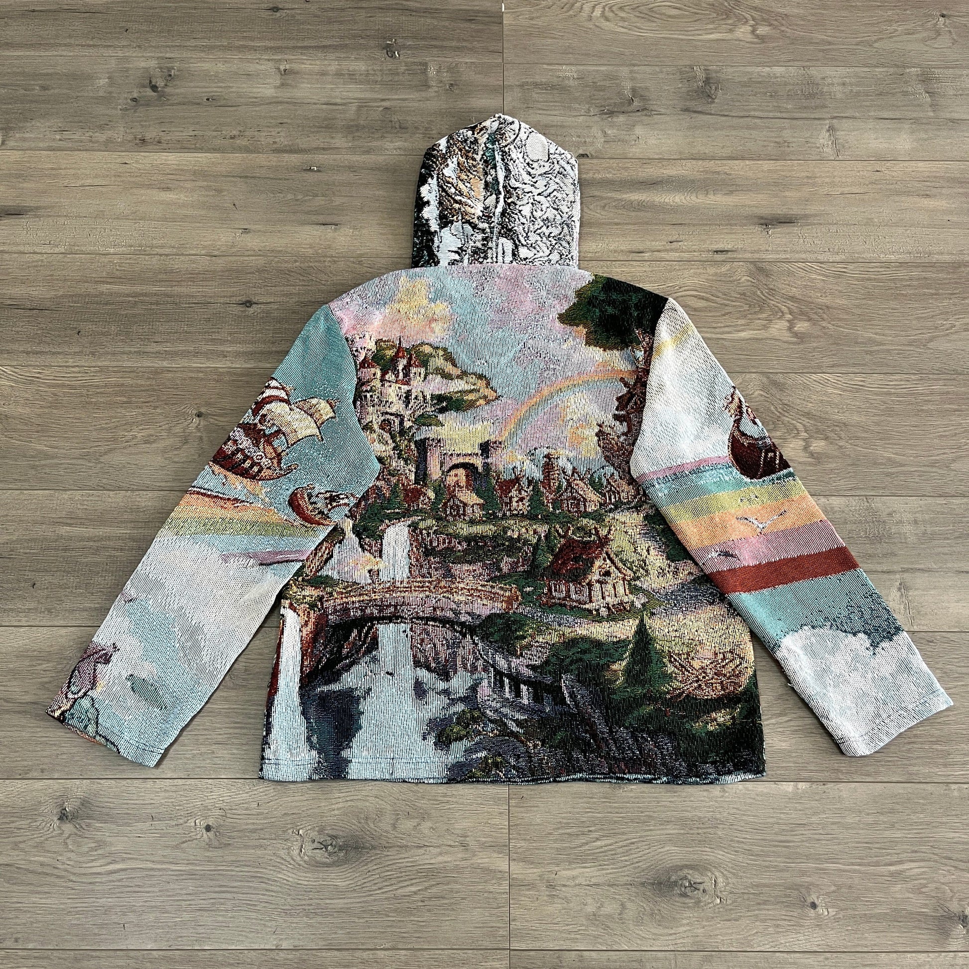ELBAPH TAPESTRY HOODIE - RDMCLOTHINGART