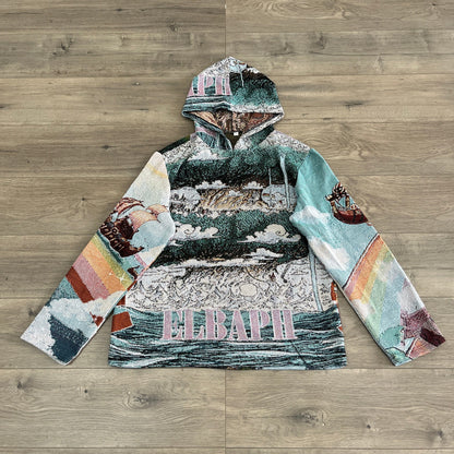 ELBAPH TAPESTRY HOODIE - RDMCLOTHINGART