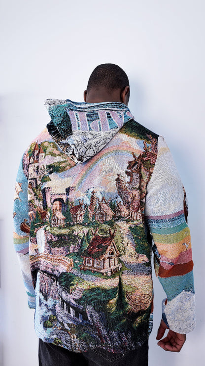ELBAPH TAPESTRY HOODIE - RDMCLOTHINGART
