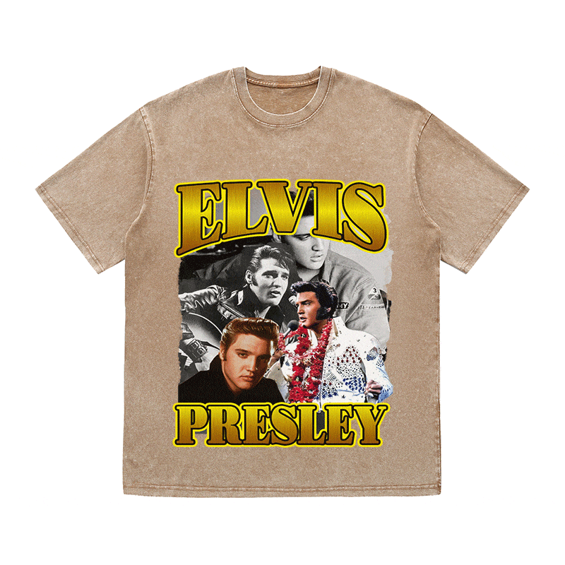 RDMCLOTHINGART tapestry hoodie ELVIS HEAVY WEIGHT COTTON TEE-9124