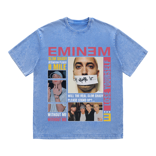 RDMCLOTHINGART tapestry hoodie EMINEM HEAVY WEIGHT COTTON TEE-8996