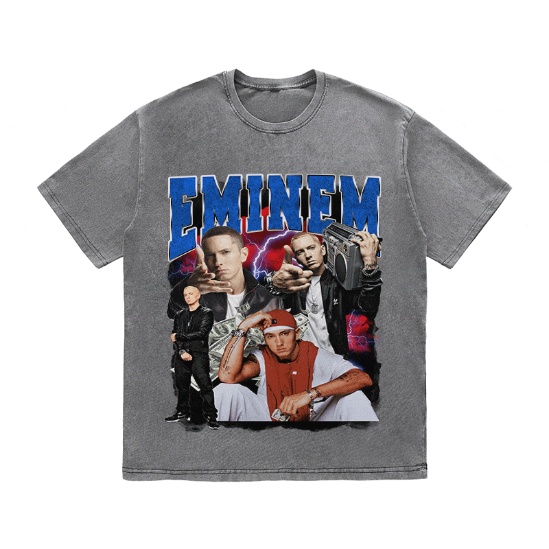 RDMCLOTHINGART tapestry hoodie EMINEM HEAVY WEIGHT COTTON TEE-9125