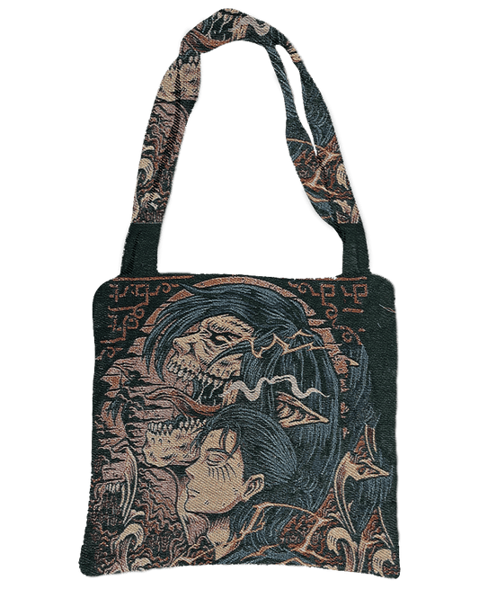 RDMCLOTHINGART tapestry hoodie EREN TAPESTRY BAG