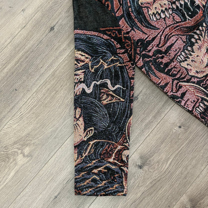 EREN YEAGER TAPESTRY HOODIE - RDMCLOTHINGART