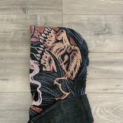 EREN YEAGER TAPESTRY HOODIE - RDMCLOTHINGART