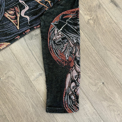 EREN YEAGER TAPESTRY HOODIE - RDMCLOTHINGART