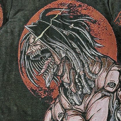 EREN YEAGER TAPESTRY HOODIE - RDMCLOTHINGART