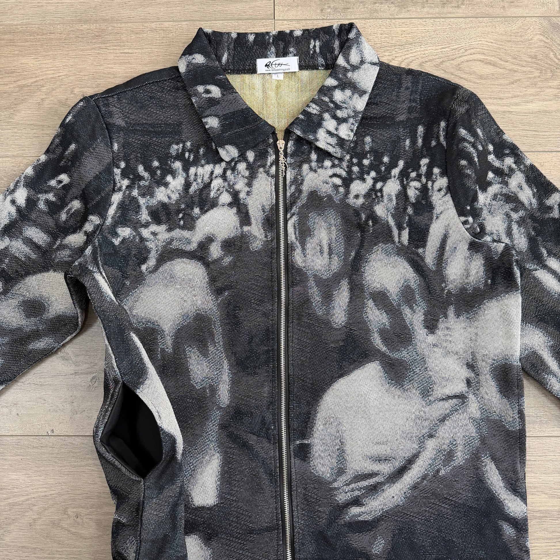 RDMCLOTHINGART tapestry hoodie FACE TAPESTRY JACKET