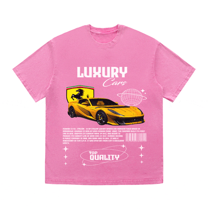RDMCLOTHINGART tapestry hoodie FERRARI HEAVY WEIGHT COTTON TEE-9095