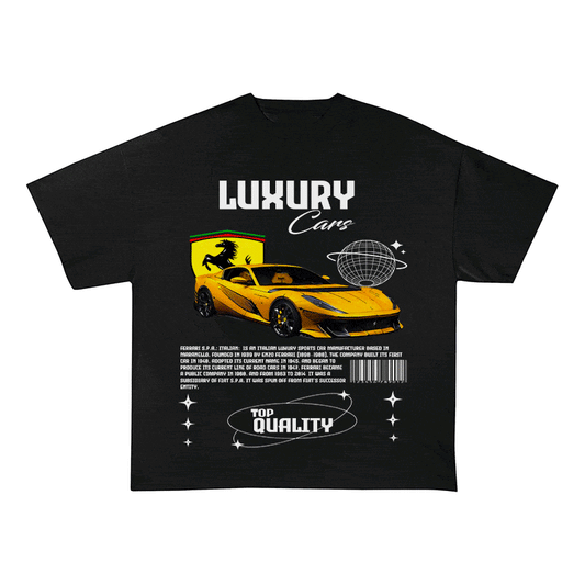RDMCLOTHINGART tapestry hoodie FERRARI HEAVY WEIGHT COTTON TEE-9095