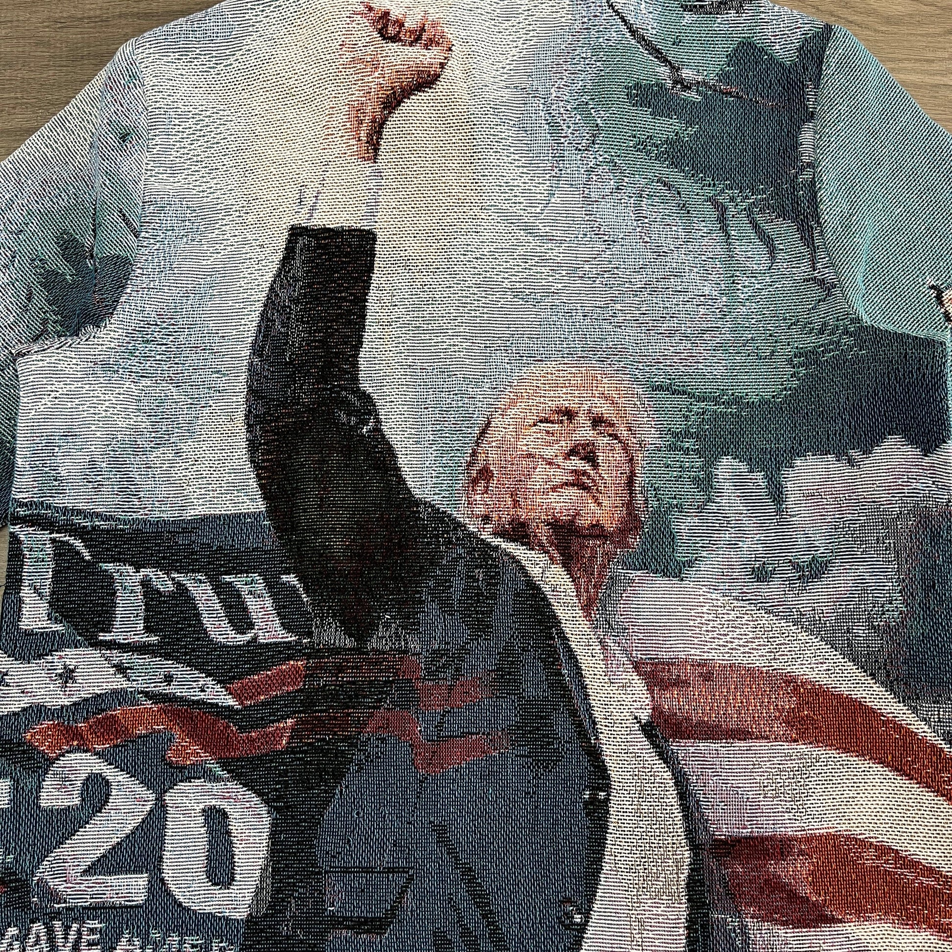 FIGHT US TAPESTRY JACKET - RDMCLOTHINGART