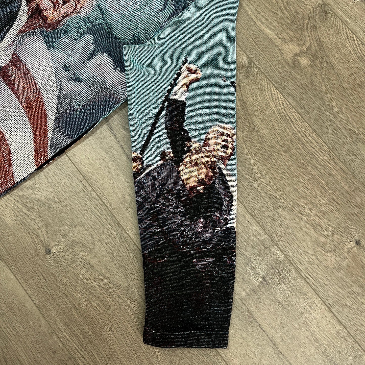 FIGHT US TAPESTRY JACKET - RDMCLOTHINGART