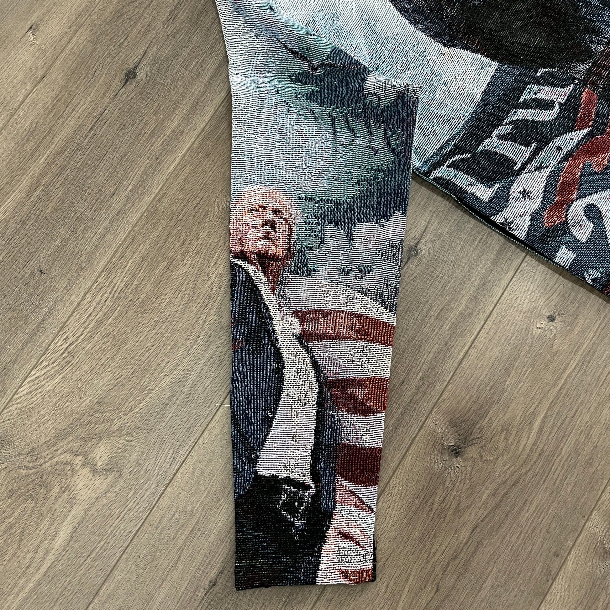 FIGHT US TAPESTRY JACKET - RDMCLOTHINGART