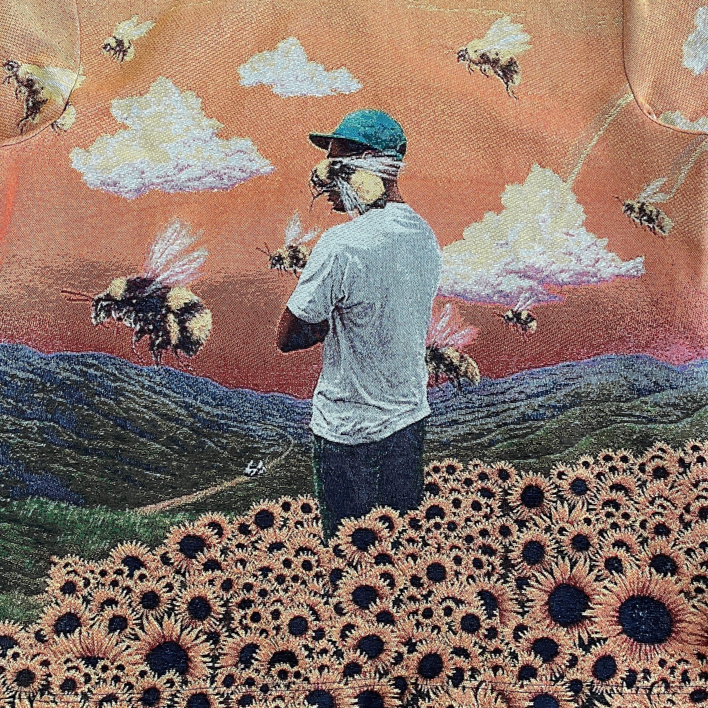 FLOWER BOY TAPESTRY HOODIE - RDMCLOTHINGART