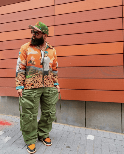 RDMCLOTHINGART tapestry hoodie FLOWER BOY TAPESTRY JACKET