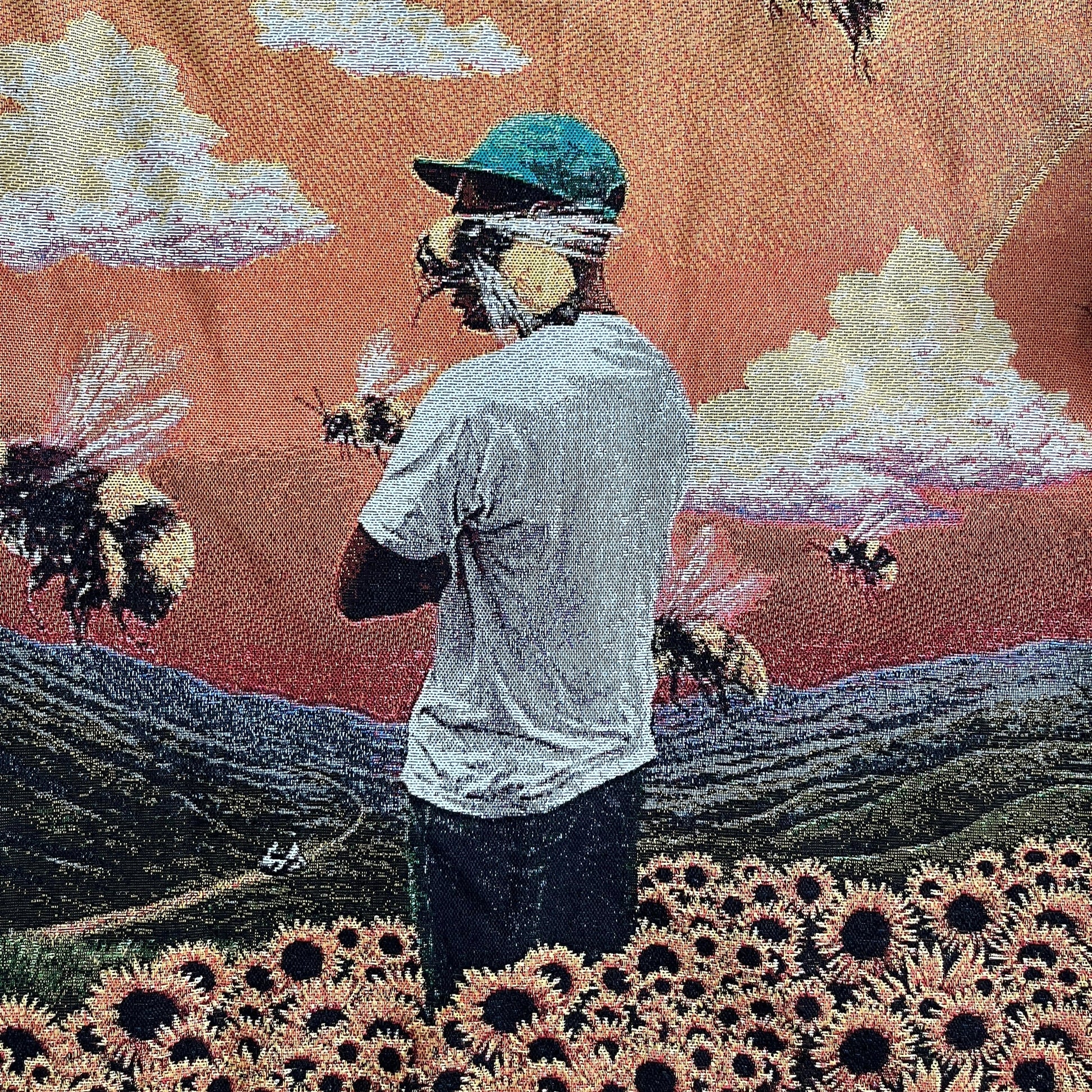 RDMCLOTHINGART tapestry hoodie FLOWER BOY TAPESTRY TEE