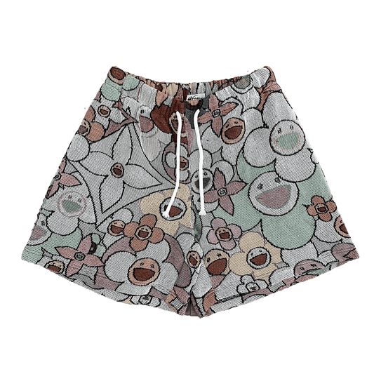 FLOWER TAPESTRY SHORT - RDMCLOTHINGART