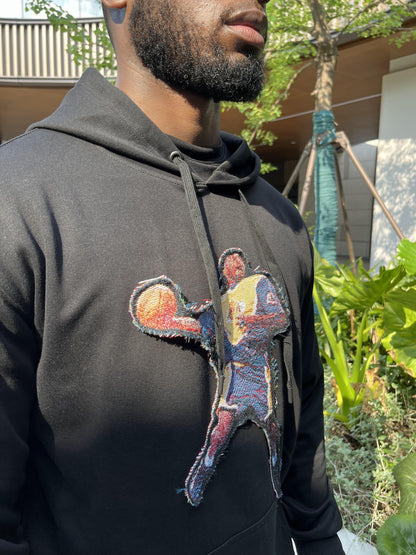 FLY MANBA TAPESTRY PATCH HOODIE-9023 - RDMCLOTHINGART