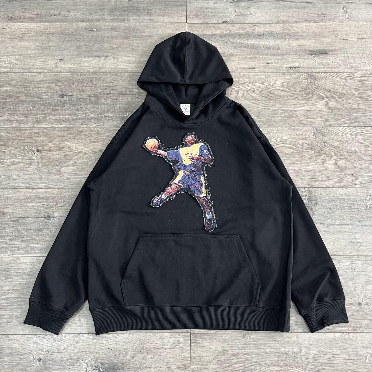 FLY MANBA TAPESTRY PATCH HOODIE-9023 - RDMCLOTHINGART