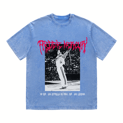 RDMCLOTHINGART tapestry hoodie FREDDIE MERCURY HEAVY WEIGHT COTTON TEE-8902