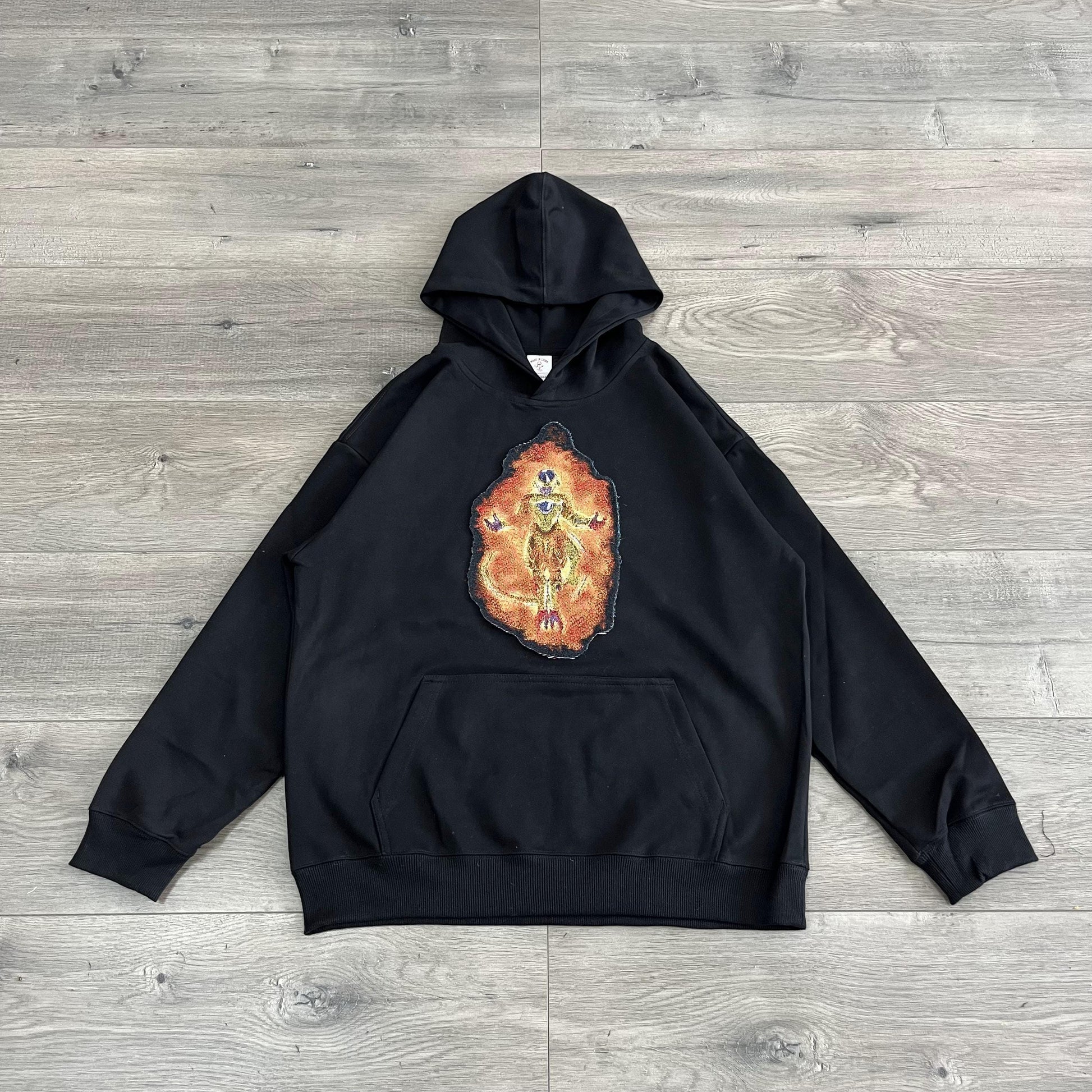 FRIEZA TAPESTRY PATCH HOODIE-9075 - RDMCLOTHINGART