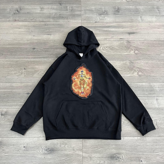 FRIEZA TAPESTRY PATCH HOODIE-9075 - RDMCLOTHINGART