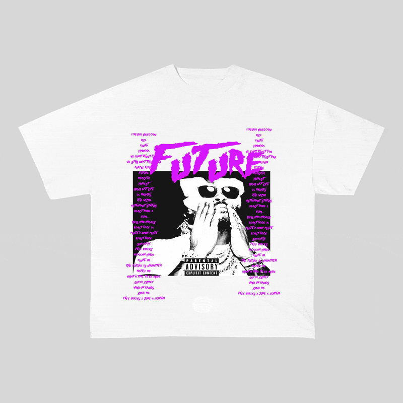 RDMCLOTHINGART tapestry hoodie FUTURE HEAVY WEIGHT COTTON TEE-8931